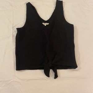 Madwell tie front tank top! Amazing condition
